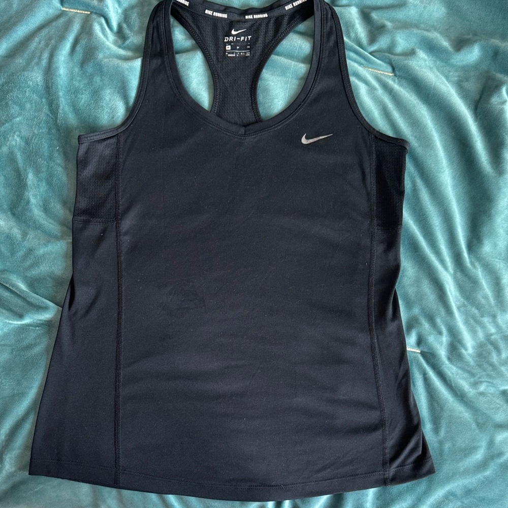 Nike Women's Black Dri-FIT Tank Top